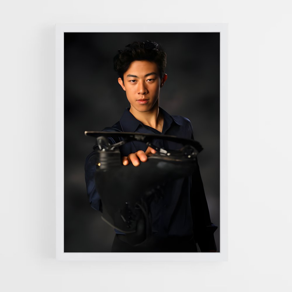 Poster Nathan chen – affiche Patinage artistique (vue 3)